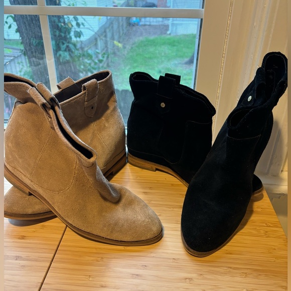 Cole Haan Suede Booties 8 1/2 — Barely Worn - Picture 1 of 7